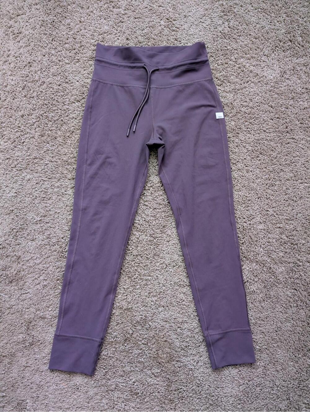 Vuori The Rise The Shine Leggings Medium Purple Dark Cherry Jogger Activewear
